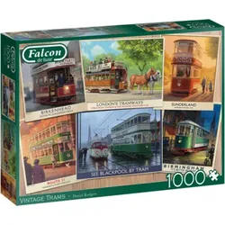 JUMBO 11367 FALCON Puzzle 1000 Teile Vintage Trams