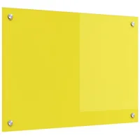 VidaXL Küchenrückwand Gelb 70x50x0,6 cm Sicherheitsglas