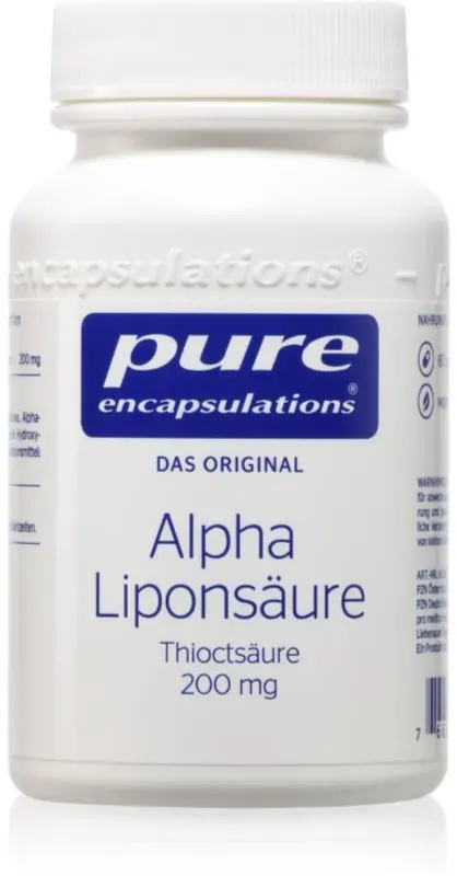 Pure Encapsulations Alpha Liponsäure Förderung der richtigen Funktion des Organismus 60 KAP