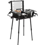 Vevor Kosmetikkoffer 1030 x 510 x 1360 mm Schminktasche ABS + MDF-Platte + Aluminiumrahmen Schminkkoffer Make-Up Koffer Ideal für Friseur-, Make-up-Studios, Hochzeits- oder Event-Make-up