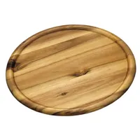 KESPER Pizzateller 32 cm aus FSC-zertifiziertem Akazienholz/Holzteller/Pizzaunterlage/Pizza-Holzteller/Holzgeschirr