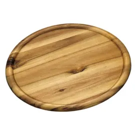 KESPER Pizzateller 32 cm aus FSC-zertifiziertem Akazienholz/Holzteller/Pizzaunterlage/Pizza-Holzteller/Holzgeschirr