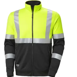 Warnschutz Sweatjacke ADDVIS UV-Sch. - S - gelb/schwarz