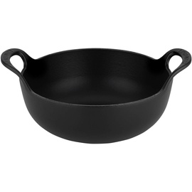 Le Creuset Tradition Balti Dish 24 cm schwarz matt