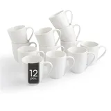 Home4You Kaffeetasse 0,36 l Weiß 12 St.