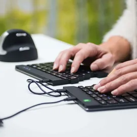 R-Go Tools Split Ergonomische Tastatur US schwarz (RGOSP-USWIBL)