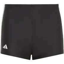 adidas Classic 3-Streifen Boxer-Badehose Black / White 116