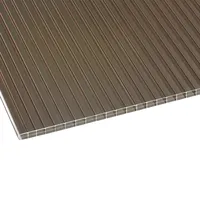 Scobalit Doppelstegplatten 16 mm Braun Bronze – 3-fach Struktur