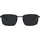 Eschenbach Sonnenbrille TITANFLEX "Modell 824132", Herren, schwarz (blau), matt, Sonnenbrillen Sonnenbrille, Form Karree/Eckig, Logoschriftzug auf Bügel, Titanflexfassung
