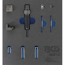 BGS Ergänzungssatz für Steuerketten-Nietgerät (Art. 8501) geeignet für 3 mm Kettenbolzen