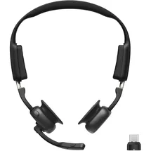 Shokz OpenMeet Knochenschall-Headset Schwarz