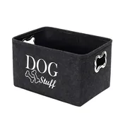 Aufbewahrungskorb Aus Filz Für Hundespielzeug | Spielzeugkiste Für Haustiere Organizer Für Hundesachen, Aufbewahrungskorb Mit Großem Fassungsvermögen Und Griff, Katzenspielzeugkorb Zur Aufbewahrung