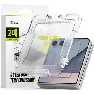 Ringke Abdeckung Display Easy Slide 2er-Pack gehärtetes Glas für Samsung Galaxy Z Flip 7 - Klar