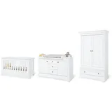 Pinolino Kinderzimmer Emilia extrabreit 3-tlg. weiß
