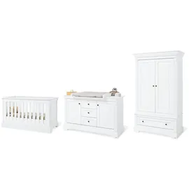 Pinolino Kinderzimmer Emilia extrabreit 3-tlg. weiß
