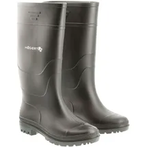 Högert Technik – Arbeitsgummistiefel PVC schwarz OB SRA Sicherheitsstiefel, rutschfeste Berufsstiefel, wasserdichte Arbeitsstiefel ohne Metallteile für Industrie und Handwerk