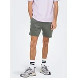 Only & Sons Cordshorts in Grau - L