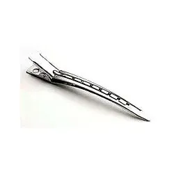 Efalock Cabinett Clip m. Löchern Metall Beutel á 6 Stück