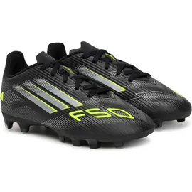 adidas F50 Club FG/MG Kinder core black/iron metallic/lucid lemon 30