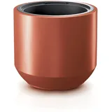 Prosperplast Blumentopf mit Einsatz Pflanztopf Pflanzentopf Blumenkübel Übertopf Kräutertopf Kupfer 39 x 35 cm - Kupfer