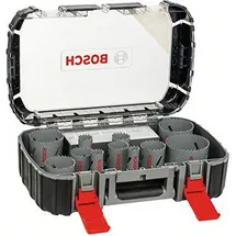 bosch professional zubehör 17-teiliges Lochsägen-Set HSS-Bimetall 20–76 mm