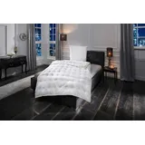 OBB Daunenbettdecke OBB "Emilias, Bettdecken für Sommer und Winter, Ganzjahresdecke", weiß, B:155cm L:220cm, Bezug: 100% Baumwolle. Füllung: 90% Daunen, 10% Federn, Bettdecken, Bettdecke 135x200 cm, 155x220 cm, weitere Größen, Made in Germany