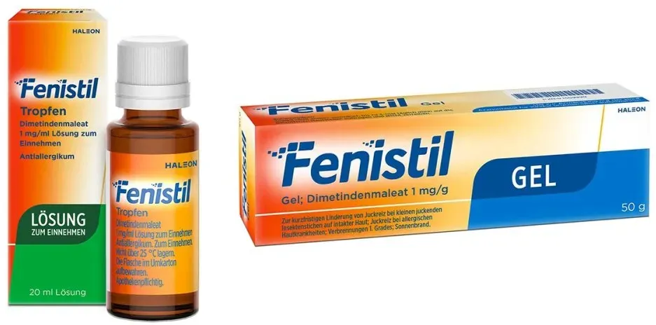 Fenistil Tropfen 20ml + Fenistil Gel 1 mg/g 50g