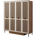 aea Kleiderschrank 56 x 210 x 56 cm Braun