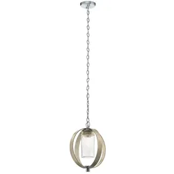 Grand Bank Outdoor Pendelleuchte antik grau, Aluminium gebürstet Kichler KL-GRAND-BANK-P-DAG