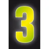CONACORD Hausnummernleuchte 3 Gelb