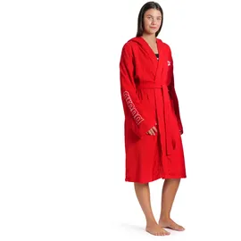 Arena Unisex Zeppelin Light ROBE Mantel, rot - Red-white - M