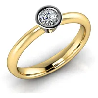 Verlobungsring VR02 585er Gelb-/Weiflgold - 3237