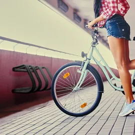 Relaxdays Fahrradständer für 4 Fahrräder Anthrazit