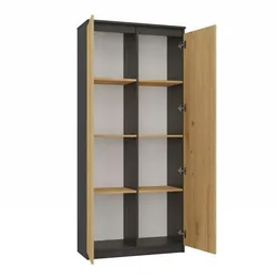TOPESHOP Aktenschrank 8-Regal Büromöbel: Kombinierter Aktenschrank und Bücherregal