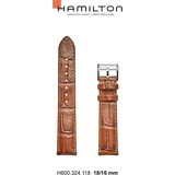 Hamilton Leder Jazzmaster Band-set Leder-braun-18/16-easyclick H690.324.118 - braun