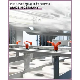 glücksblatt Toilettenpapier SAMTWEICH mit frischem Blütenduft 4-lagig 56 Rollen x 130 Blatt