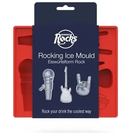 Winkee MAGS Eiswürfelform Rock Silikon Rot