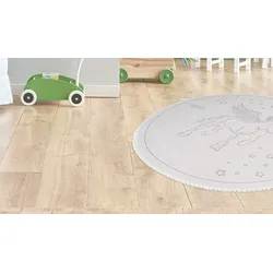 Kinderteppich ARTE ESPINA "Bambini 200", grau, H:5mm Ø:160cm, Polyester, Teppiche, Fantasievoll bedruckter Kinderteppich, angenehme Haptik