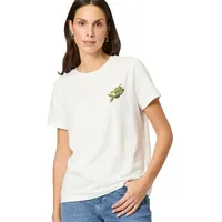 Zero Shirt mit Rückprint Patch CreamGreen,40 | 40