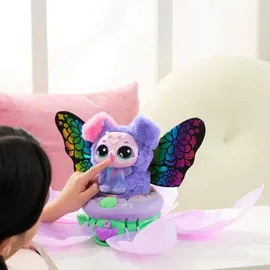 Spin Master Hatchimals Bloomables Puppyfly, Interaktives Spielzeug mit Überraschung, doppelter Verwandlung und über 100 Geräuschen