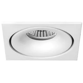 Brumberg LED-Einbauleuchte 12408073 quadratisch grau Aluminium