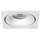Brumberg LED-Einbauleuchte 12408073 quadratisch grau Aluminium