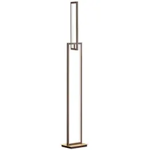 WOFI Stehleuchte 33W 2700lm 3000K braun