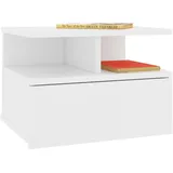 vidaXL Nachtschrank 2-teilig 40 x 31 x 27 cm Weiß