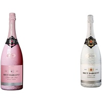 Brut Dargent Ice Rose Pinot Noir Demi-Sec Halbtrocken 2015/2016 (1 x 1.5 l) + Brut Dargent Ice Chardonnay Demi-Sec Halbtrocken 2015 (1 x 1.5 l)