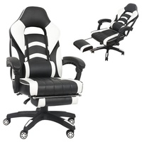 Mucola Gaming Chair 93705 schwarz/weiß