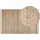 Beliani Teppich Beige 140 x 200 cm Jute