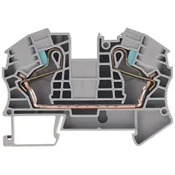 Siemens 8WH60000AK00 Durchgangsklemme 16mm2 IPO-Anschluss Klemmenbreite 12mm grau - 50 Stück