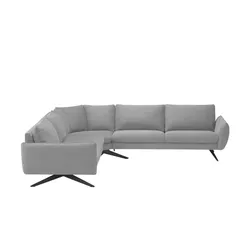 smart Ecksofa  Lovely , grau , Maße (cm): B: 286 H: 82 T: 286