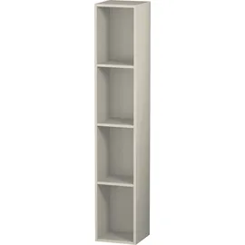 Duravit L-Cube 18x18x100cm, 4 Fäch., vert, taupe matt